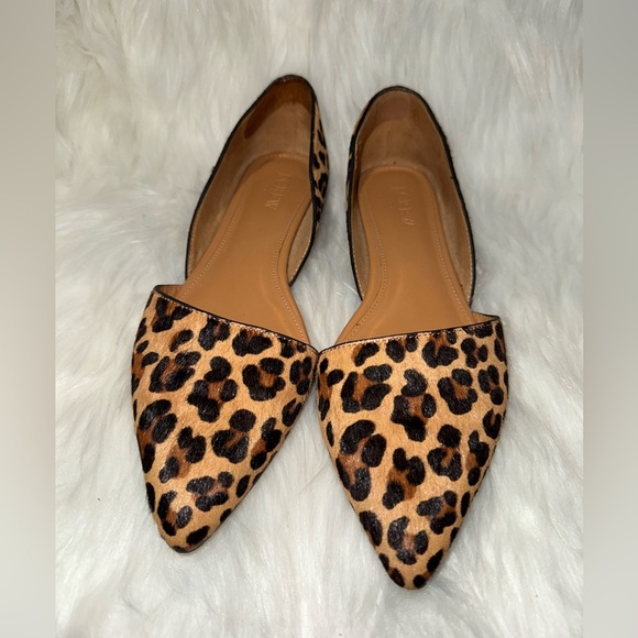J. Crew Brown and Black Leopard Print Flats - Picture 10 of 11